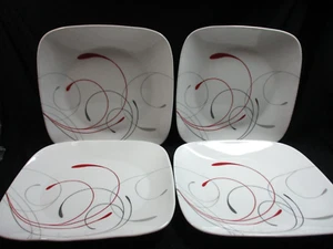 Lote de 4 - 10,5" platos cuadrados para cena - esplendor - lote #1 - Imagen 1 de 12