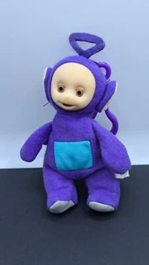 Teletubbies Purple Tinky Winky Burger King 1999 - Keychain Plush Toy Clip On - Picture 1 of 3