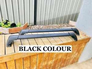 2xBLACK Cross bar / Roof rack for Mercedes-Benz A Class W169 2005 - 2012 - Picture 1 of 2