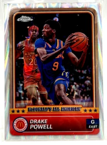 2024 Topps Chrome McDonalds DRAKE POWELL #31 Silver RayWave North Carolina - Picture 1 of 2