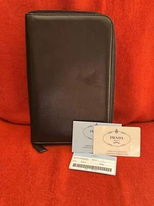 Black Prada Small Document Portfolio - Picture 1 of 8