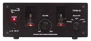 Dynavox TPR-3 Tube Stage Preamplifier Pre Amp Black Tube Preamplifier - Picture 1 of 8