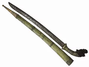 Antique islamic Malay Sword (Klewang) Sword Dagger Knife Indonesian 18/19th - Picture 1 of 12