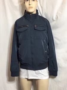 Chaqueta de bombardero Tommy Hilfiger Performance resistente al agua y al viento para hombre nueva sin etiquetas - Imagen 1 de 9