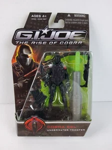 2009 GI Joe The Rise of Cobra Cobra EEL Underwater Trooper Figure Hasbro NEW - Picture 1 of 9