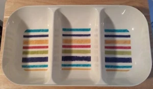 Better Homes & Garden Large 3 Divided Serving Relish Chip & Dip Tray Multicolor - Picture 1 of 1