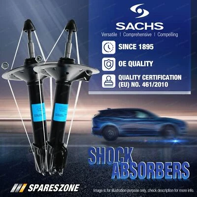 Rear Sachs Shock Absorbers for Mazda 626 GC Sedan Hatchback Coupe 02/83-10/87 - image 1 of 2