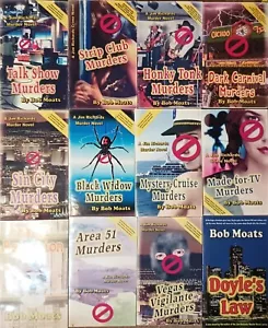 Jim Richards Bob Moats Krimi Roman Buch Menge 12 Taschenbuch Set Sammlung Detektiv - Bild 1 von 4