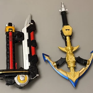 POWER RANGERS SUPER MEGAFORCE Lanza de Plata y Espada Hoja Plegable Samuai - Imagen 1 de 5
