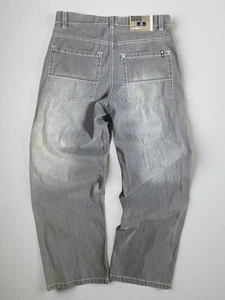 Southpole Jeans Herren 34 grau Y2K Vintage Wide Leg Baggy Faded 34x31 Jesse Pinkman - Bild 1 von 11