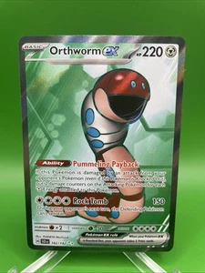 Orthworm ex - 162/142 SV07: Stellar Crown NM Full Art English 845 - Picture 1 of 2