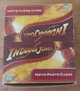 Set di 150 - Indiana Jones Crystal Skull Movie Topps Hobby Cards 2008 con scatola - Foto 1 di 5