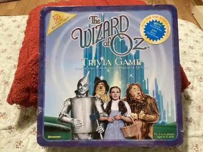 WIZARD OF OZ TRIVIA GAME, PRESSMAN, SEALED;DOROTHY,LION, TINMAN,SCARECROW/NO P&H - Image 1 of 4