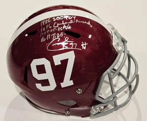 Casco de tamaño completo firmado por Cornelius Bennett automático UA Alabama Crimson Tide con 4 piezas - Imagen 1 de 2