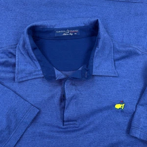 Masters Polo Shirt Men XXL Blue Pima Cotton Soft Clubhouse Collection Made Italy - Picture 1 of 10