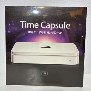Apple Time Capsule 802.11n Wi-Fi Hard Drive 2TB Time Machine Wireless Backup - Picture 1 of 2