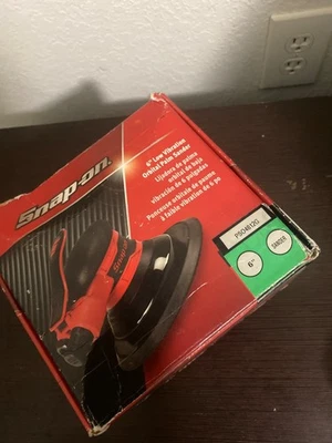 Nueva lijadora orbital Snap On PSO4612G verde aire) y luces LED a juego Foto 1 de 4