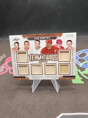 19-20 HOWE/YZERMAN/FEDOROV LEAF #TT6-04 LUMBER KINGS/THE EMPIRE TEAM TWIGS/25 - Image 1 of 2