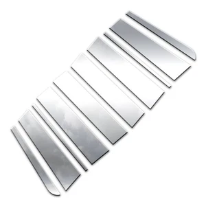 10pc Stainless Pillar Post Covers fits 2021-2022 GMC Yukon XL by Brighter Design - Picture 1 of 3