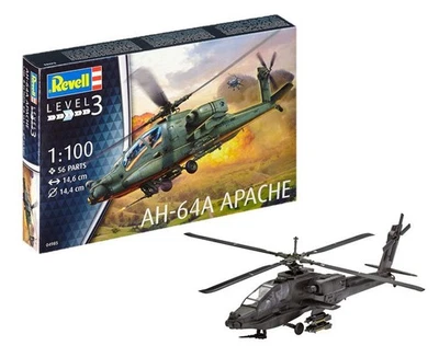 Revell 4985 AH-64A Apache 109112  Plastic Bausatz NEW in OVP - Bild 1 von 4