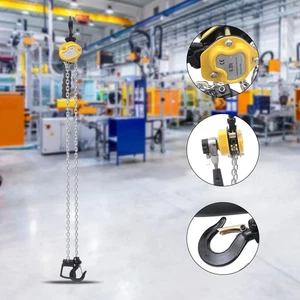 1/4 Ton 550LB 10Ft Lift Lever Block Mini Chain Hoist Come Along Puller Iron NEW - Picture 1 of 9