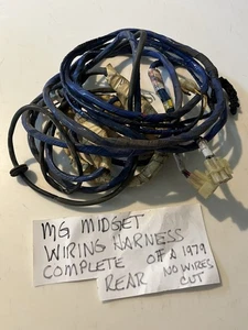 MG MIDGET COMPLETE REAR WIRING HARNESS 1975-1979 NO WIRES CUT - Picture 1 of 1