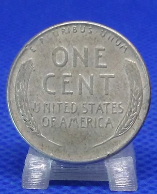 1943 Lincoln Wheat Cent-Die Crack thru wheat - Image 1 of 3