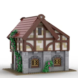MOC-155425 Medieval House Model with Modular Floors and Roof Pieces - Picture 1 of 3