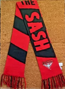 Bufanda de fútbol americano AFL Essendon Bombers Don The Sash 2019 para miembros ISCD bordada - Imagen 1 de 8