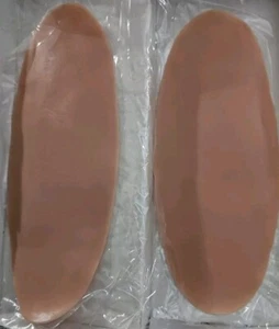 1 Paar Silikon Orthesen Beinpolster selbstklebend Wadenstütze weich Beinkorrektor MED - Bild 1 von 7