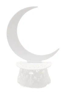 Wedding Cake top stand accessories moon back & base - Picture 1 of 1