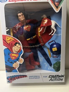 IDEAL Vintage Captain Action SUPERMAN Beautiful Resew - GREAT repro Box! - Picture 1 of 14