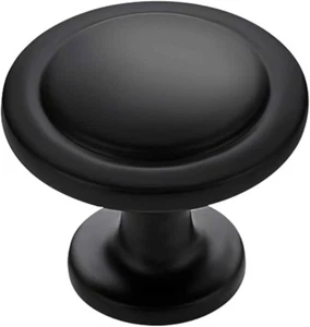 Ravinte 40 Pack Matte Black Kitchen Cabinet Knobs 1-1/4 Inch round Drawer Pulls  - Picture 1 of 7