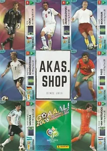 GOAAAL! 2006 FIFA World Cup Germany PANINI Trading Cards to choose Auswahl - Bild 1 von 132