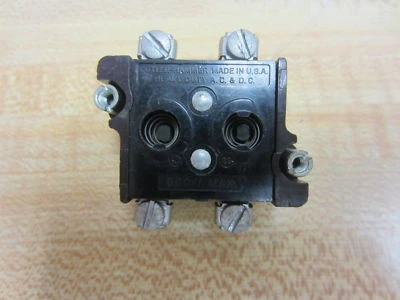 Cutler Hammer 10250T1 Contact Block 10250T/91000T 2 N.C. (Pack of 3) - Image 1 of 3