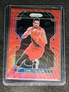 2021-2022 Prizm CJ McCollum Red - Picture 1 of 2