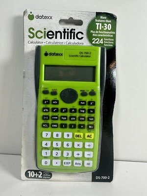 Datexx DS-7002 Scientific Calculator New Ideal For Trigonometry Algebra Math - Image 1 of 4