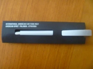 AMERICAN SPIRIT INTERNATIONAL CAR MEET..BOXED PRESENTATION PEN..PALANGA LITHUANA - Picture 1 of 3
