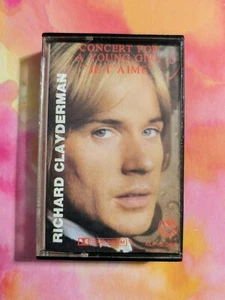 Richard Clayderman - Concert For A Young Girl "Je T' Aime" (Cassette Tape) Rare - Picture 1 of 6