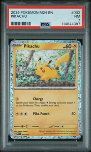 2025 Pokemon McDonald's Collection Pikachu Holo PSA 7 - Picture 1 of 2