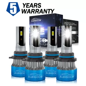 For Honda Civic 2004 2005 2006-2015 LED Headlights Hi Lo Beam 6500K Xenon White - Picture 1 of 13