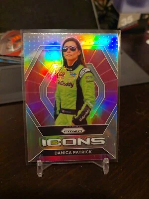 2022 Panini Prizm Racing Danica Patrick Icons Silver Prizm Parallel  - Image 1 of 4