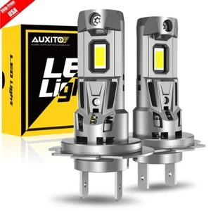 H7 LED Headlight Bulb Kit High Low Beam 200W 550000LM Super Bright 6500K White - Foto 1 di 28