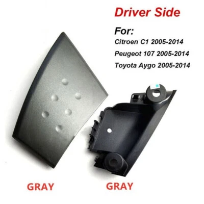 For Citroen C1,Peugeot 107 Toyota Aygo Left Driver Inner Door Handle & Trim - Image 1 of 4