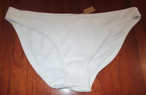 Bikini con fondo bianco Xhilaration nuovo con etichette taglia XL 12-14 hipster elasticizzato 29826 - Foto 1 di 4
