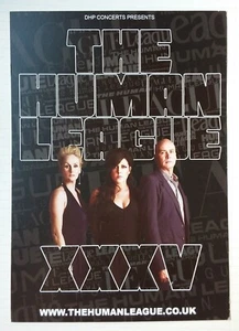 THE HUMAN LEAGUE TOUR CONCERT FLYER 2012 UK XXXV Live Electronic Synth Pop Music - Picture 1 of 2