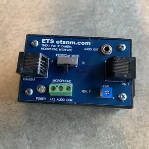 Caja de interfaz de micrófono ETS SMEA-1 para cámaras IP - Imagen 1 de 4