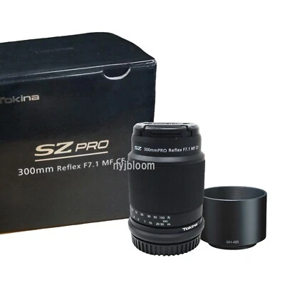 New TOKINA SZ 300mm PRO Reflex F7.1 MF CF for FUJI X Mount Manual Focus APS-C - Image 1 of 4