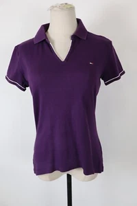 Tommy Hilfiger Polo Jersey T-Shirt Baumwolle Gr. S Frau Hemd Casual Vintage - Bild 1 von 7
