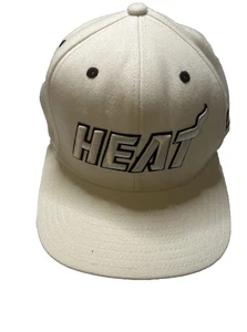 ADIDAS Miami Heat Men’s Cap SNAPBACK White NBA Basketball ALLSTAR SIZE: OSFA - Picture 1 of 13